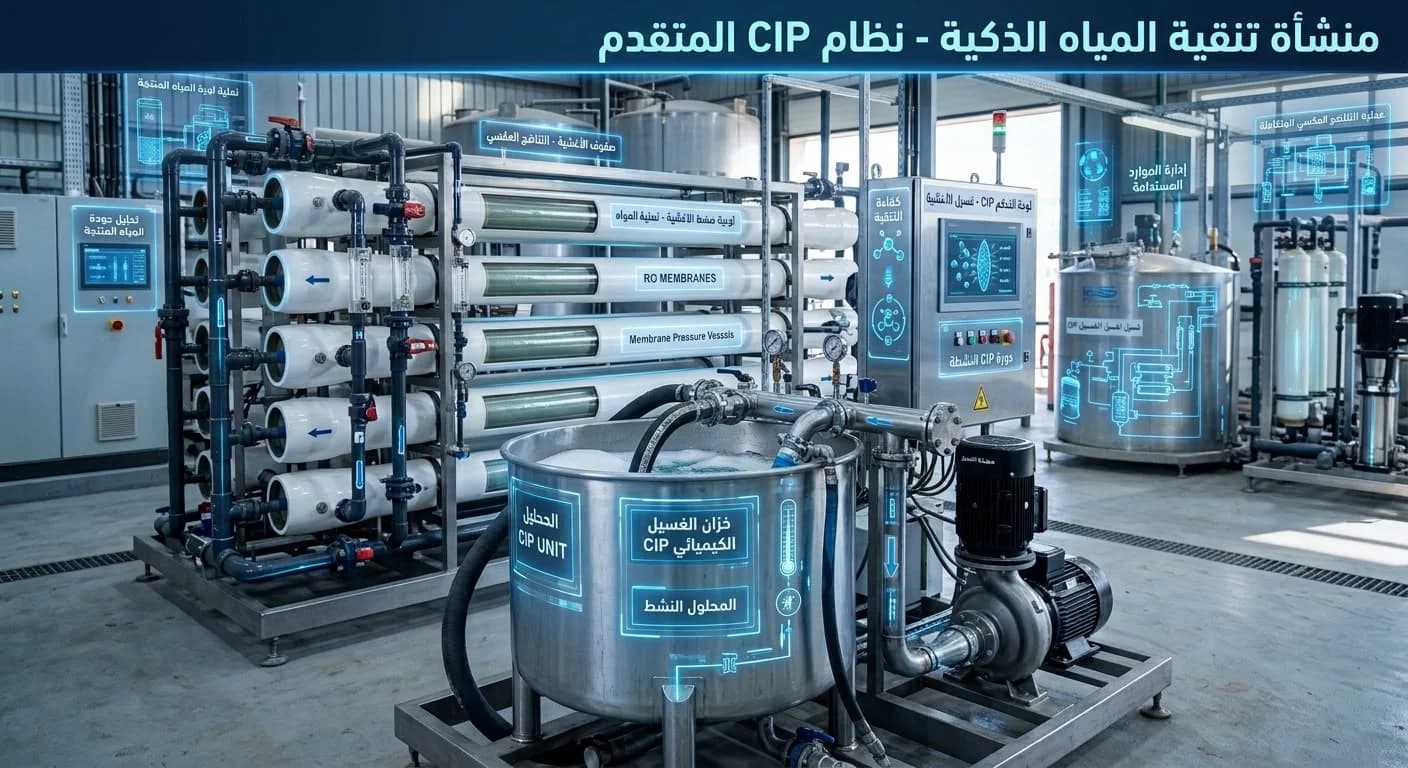 أنظمة CIP لغسيل الأغشية